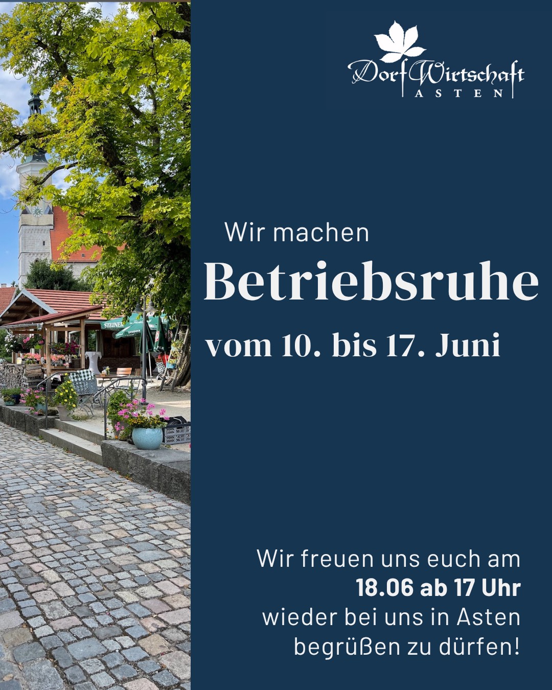 Betriebsruhe Juni25